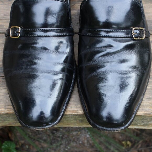 Church's Black Leather Buckle Loafer, Size 9 D US, Made in England, GUC - Picture 4 of 15